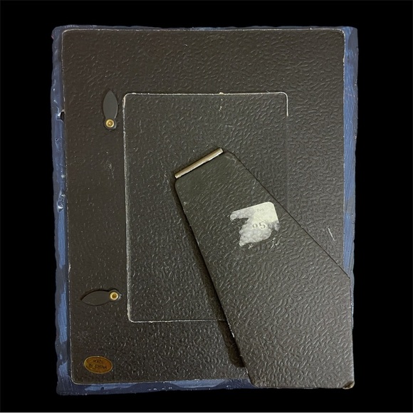 Seahorses Sea Themed Picture Frame Photo Seashells Starfish Deep Sea Beach Blue - Picture 2 of 4